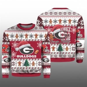 2025 Bulldogs They Not Like Us Ugly Christmas Sweater 1 1