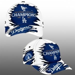 LA Dodgers National League Champions 2025 Cap 1 1
