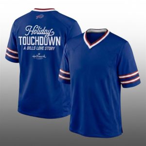 2025 Bills Holiday Touchdown A Bills Love Story Jersey 1 1