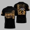 8 LA Dodgers World Series Win 2024 2025 Back To Back Shirt