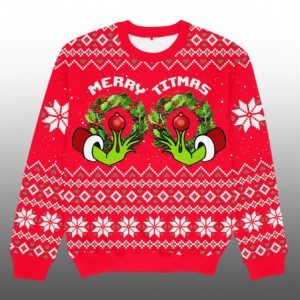 2025 Christmas Merry Titmas Ugly Sweater 1 1