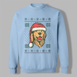 2025 Christmas Santa Dog Tonight Ugly Sweater (1)
