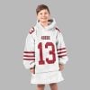 BP 13 Purdy San Francisco Football Blanket Hoodie 3