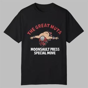 The Great Muta Moonsault Press Special Move Shirt 0 0