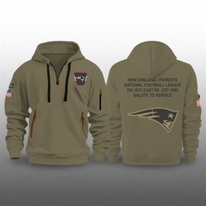 2025 England Patriots Salute To Service Zip Hoodie 1 1