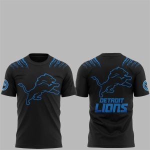 1 Back In Black Detroit Lions 2025 Shirt
