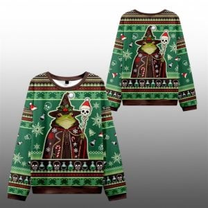2025 Christmas Frog Wizard Ugly Sweater 1 1