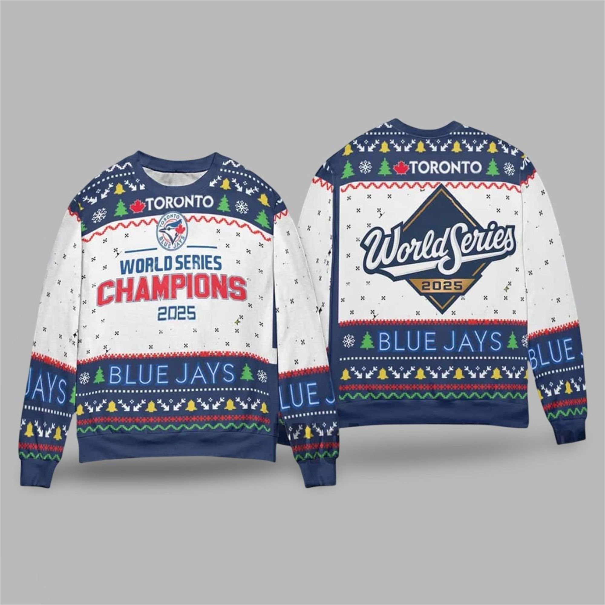Blue Jays World Series Champions 2025 Christmas Ugly Sweater 1 Blue Jays World Series Champions 2025 Christmas Ugly Sweater 1