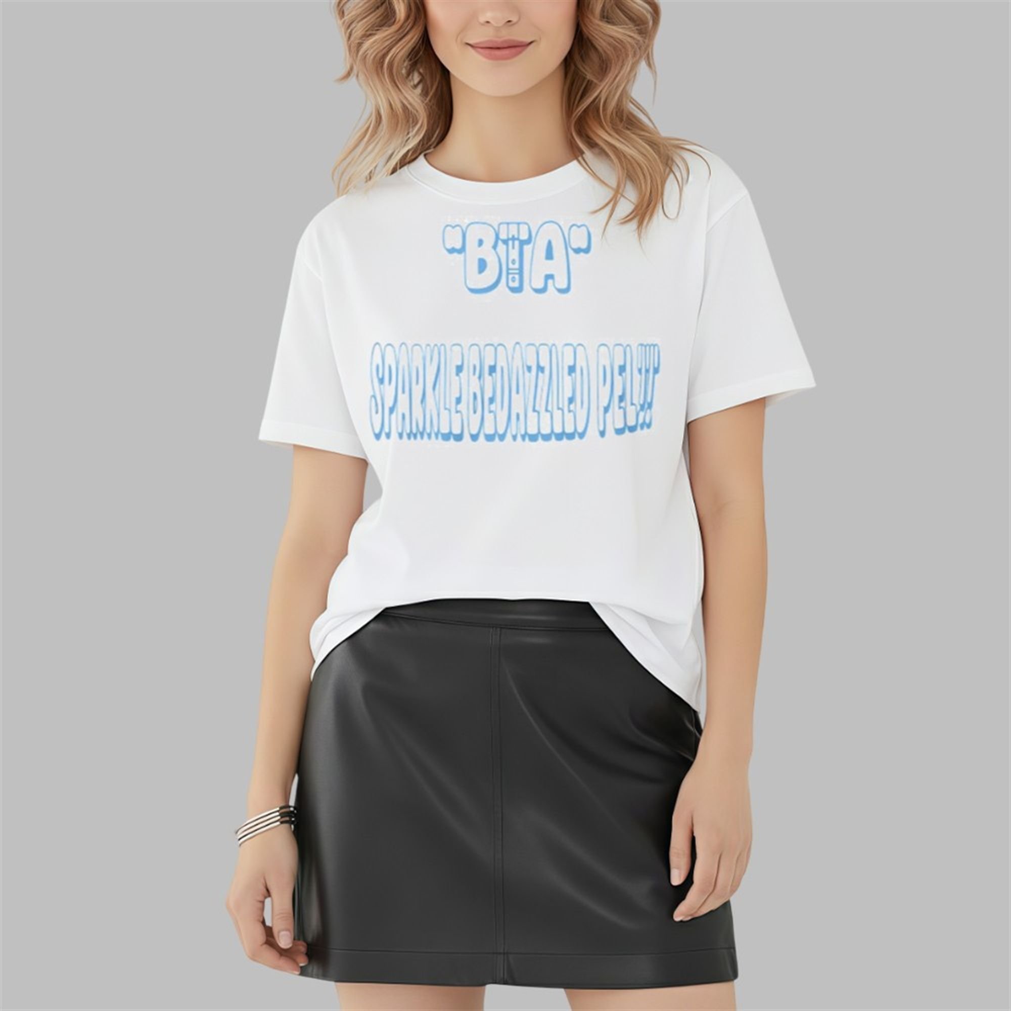 Caleb Wilson's Father BTA Sparkle Bedazzled Pel 8 Shirt 3 4 Caleb Wilson's Father BTA Sparkle Bedazzled Pel 8 Shirt 3 4