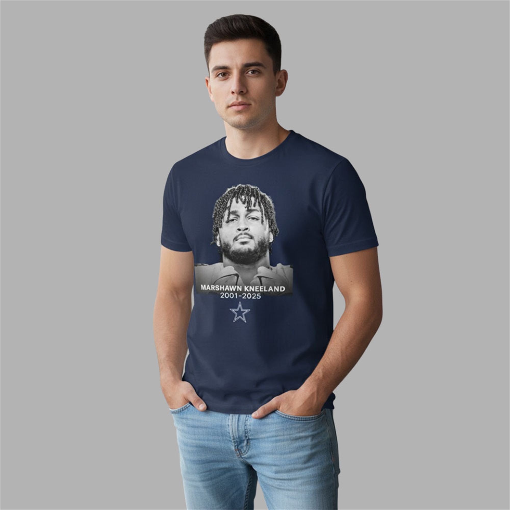 Cowboys Wearing Marshawn Kneeland Shirt 2 Cowboys Wearing Marshawn Kneeland Shirt 2