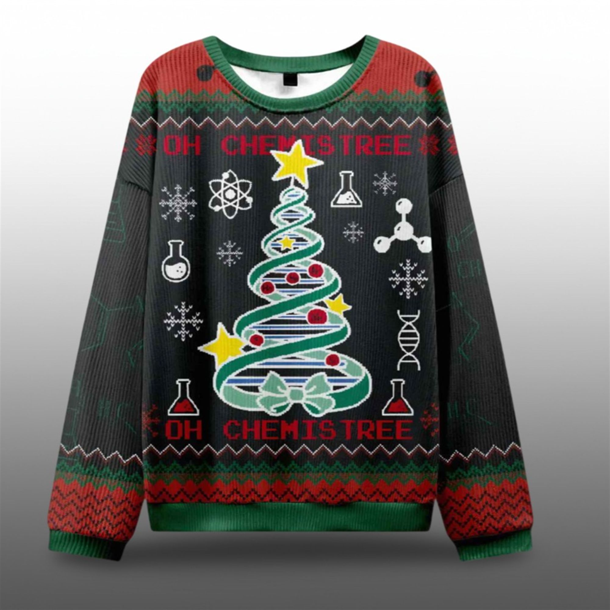 DNA Tree Ugly Christmas Sweater 1 DNA Tree Ugly Christmas Sweater 1 1