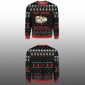 2025 Christmas Cousin Eddie Merry Christmas Shitters Full Ugly Sweater 1 1