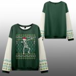 Dancing Skeleton Ugly Sweater 2025 Christmas