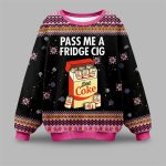Diet Coke Pass Me A Fridge Cigarette Ugly Sweater 2025 Christmas