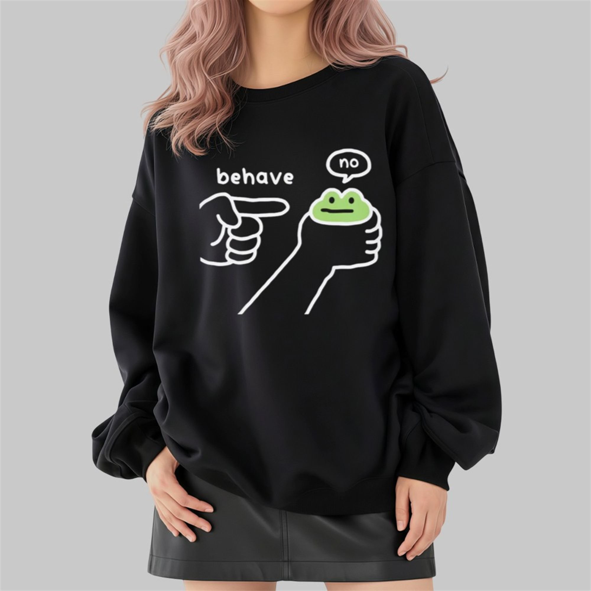 Dishonest Frog Washed Behave No Shirt 4 Dishonest Frog Washed Behave No Shirt 2 4