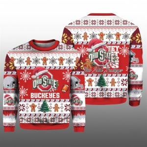 2025 Buckeyes They Not Like Us Ugly Christmas Sweater