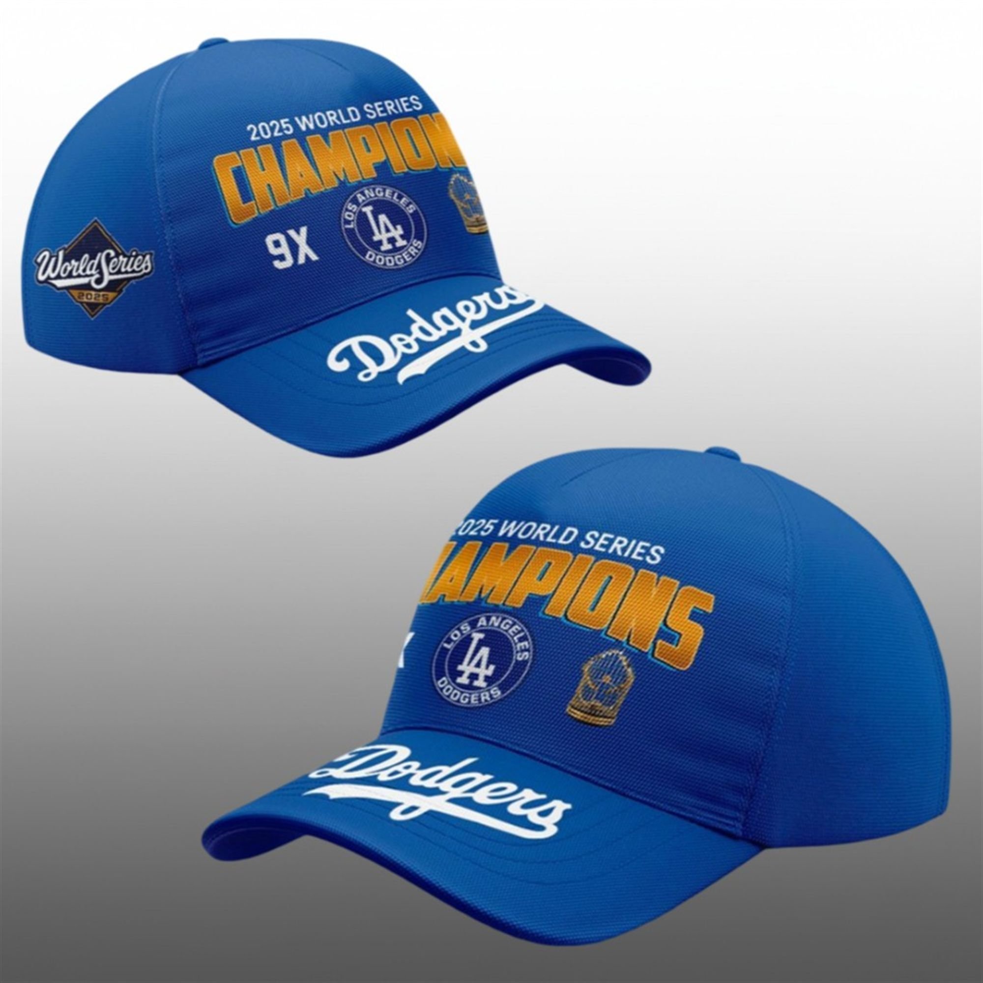 Dodgers 2025 World Series Champions 9x Hat 1 1 Dodgers 2025 World Series Champions 9x Hat 1 1