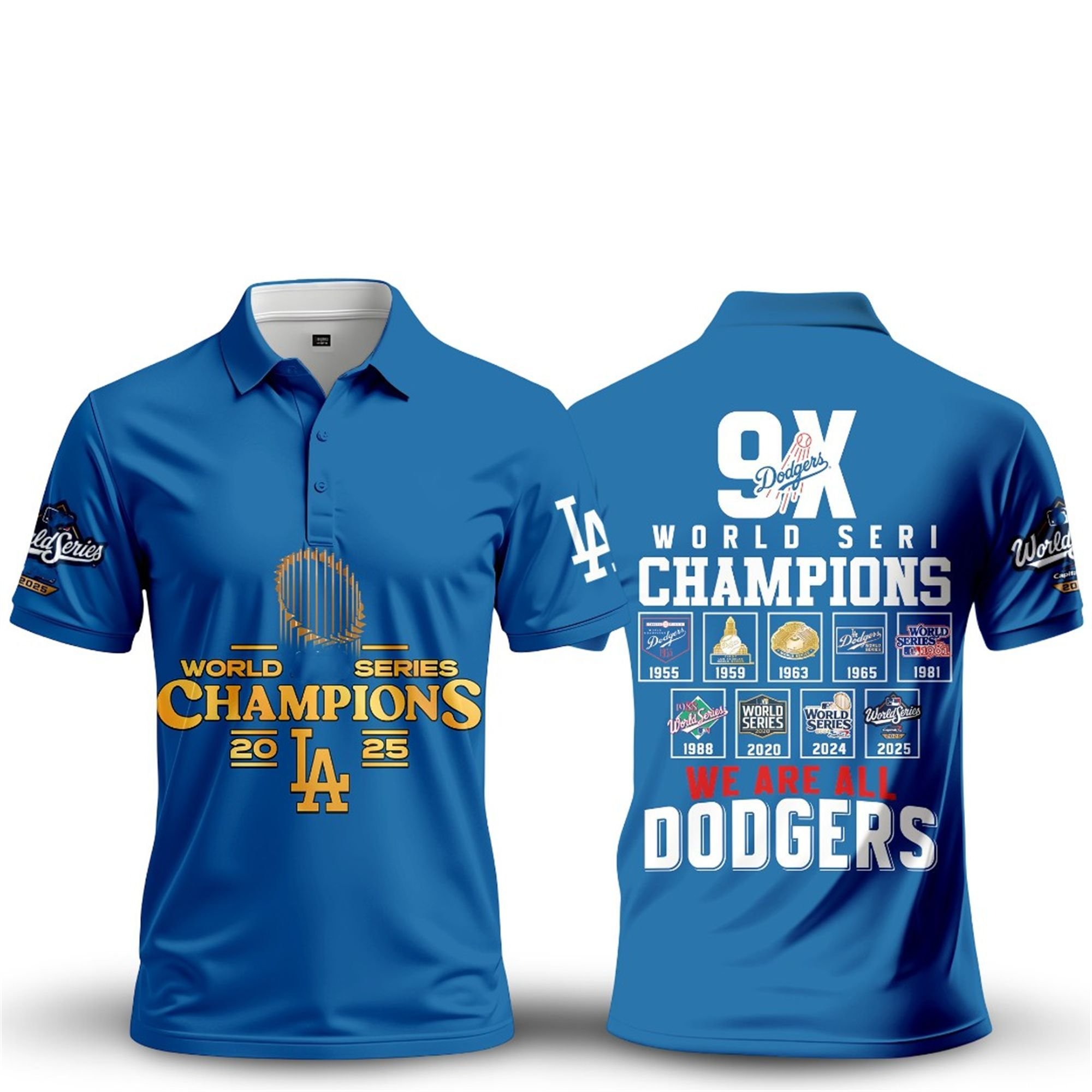 Dodgers 2025 World Series Champions We Are All Dodgers Polo Shirt 2 Dodgers 2025 World Series Champions We Are All Dodgers Polo Shirt 2