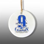 Dodgers 9x Time Player Name Ornament