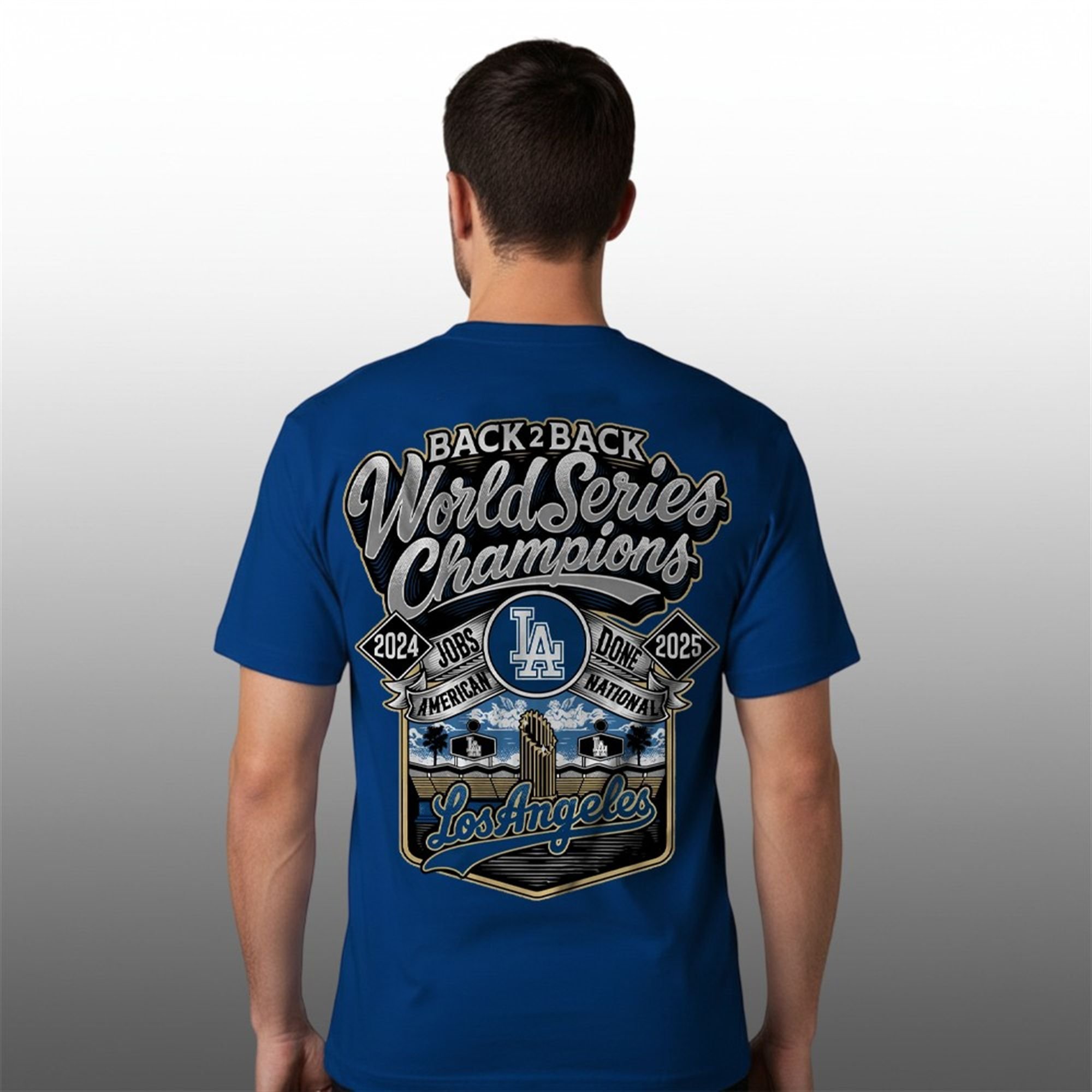 Dodgers Back To Back World Series 2024 2025 Jobs Done American National LA Shirt 2 Dodgers Back To Back World Series 2024 2025 Jobs Done American National LA Shirt 1 2