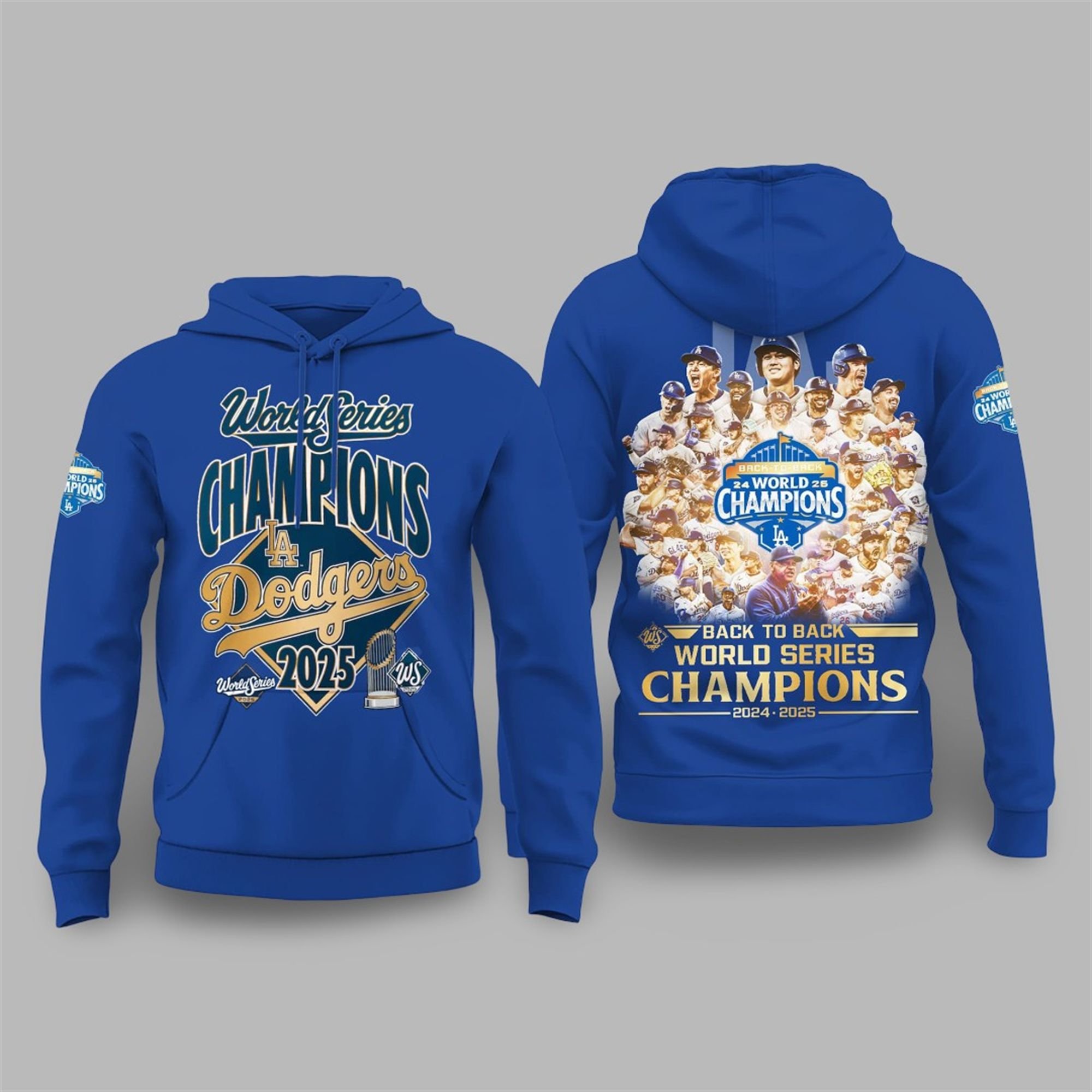 Dodgers Back To Back World Series Champions 2025 Hoodie 1 Dodgers Back To Back World Series Champions 2025 Hoodie 1
