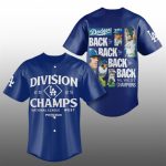 Dodgers Didvision Champs 2025 Back To Back Jersey
