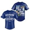 Dodgers Didvision Champs 2025 Back To Back Jersey 1 2