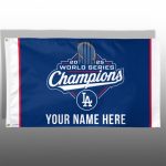 Dodgers Win 2025 World Series Champions Parade Flag