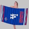Dodgers Won 2025 World Series Champions Beach Towel 5 Dodgers Won 2025 World Series Champions Beach Towel 1