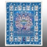 Dodgers World Champions 9 Time Back To Back 2025 Blanket
