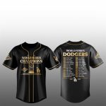 Dodgers World Series 2025 Back In Black Jersey