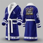 Dodgers World Series 2025 Back To Back Champions Bathrobe