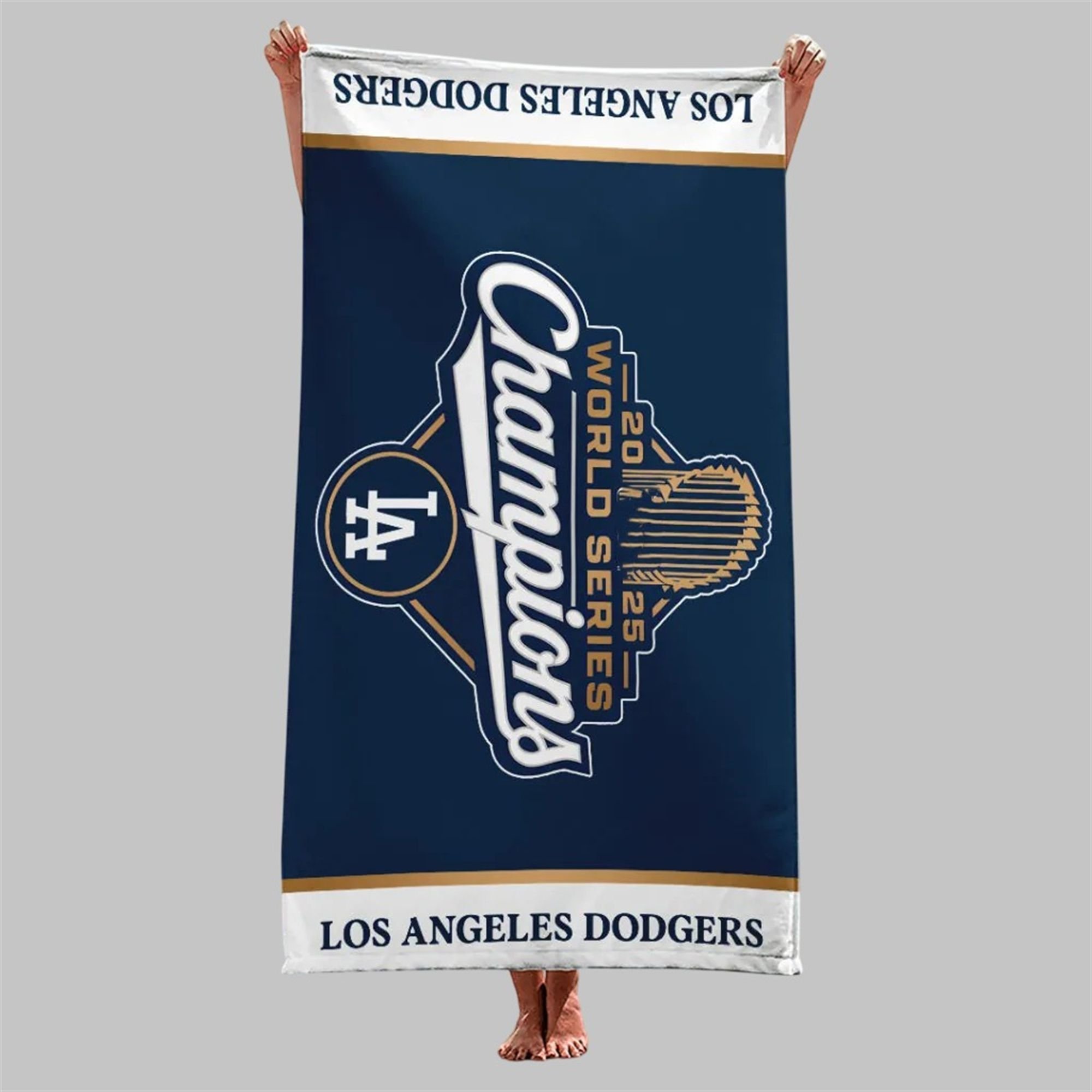 Dodgers World Series 2025 Champions Beach Towel 2 Dodgers World Series 2025 Champions Beach Towel 2