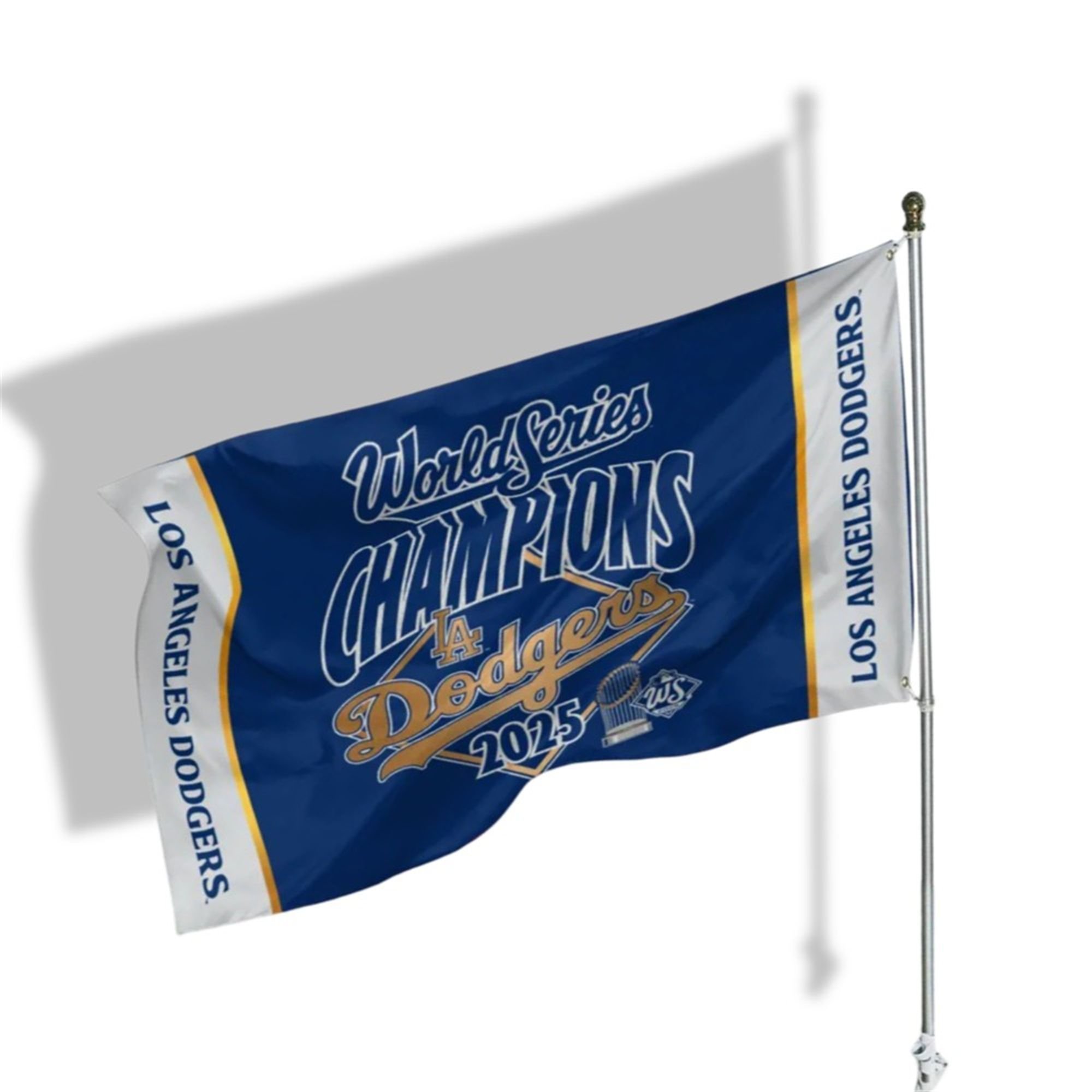 Dodgers World Series Champions 2025 Parade Flag 2 Dodgers World Series Champions 2025 Parade Flag 1 2