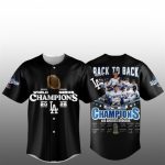 Dodgers World Series Champions Back To Back 2024-2025 Signature Jersey