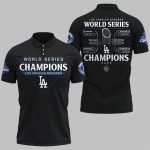 Dodgers World Series Road to the Ring Champions 2025 Polo Shirt