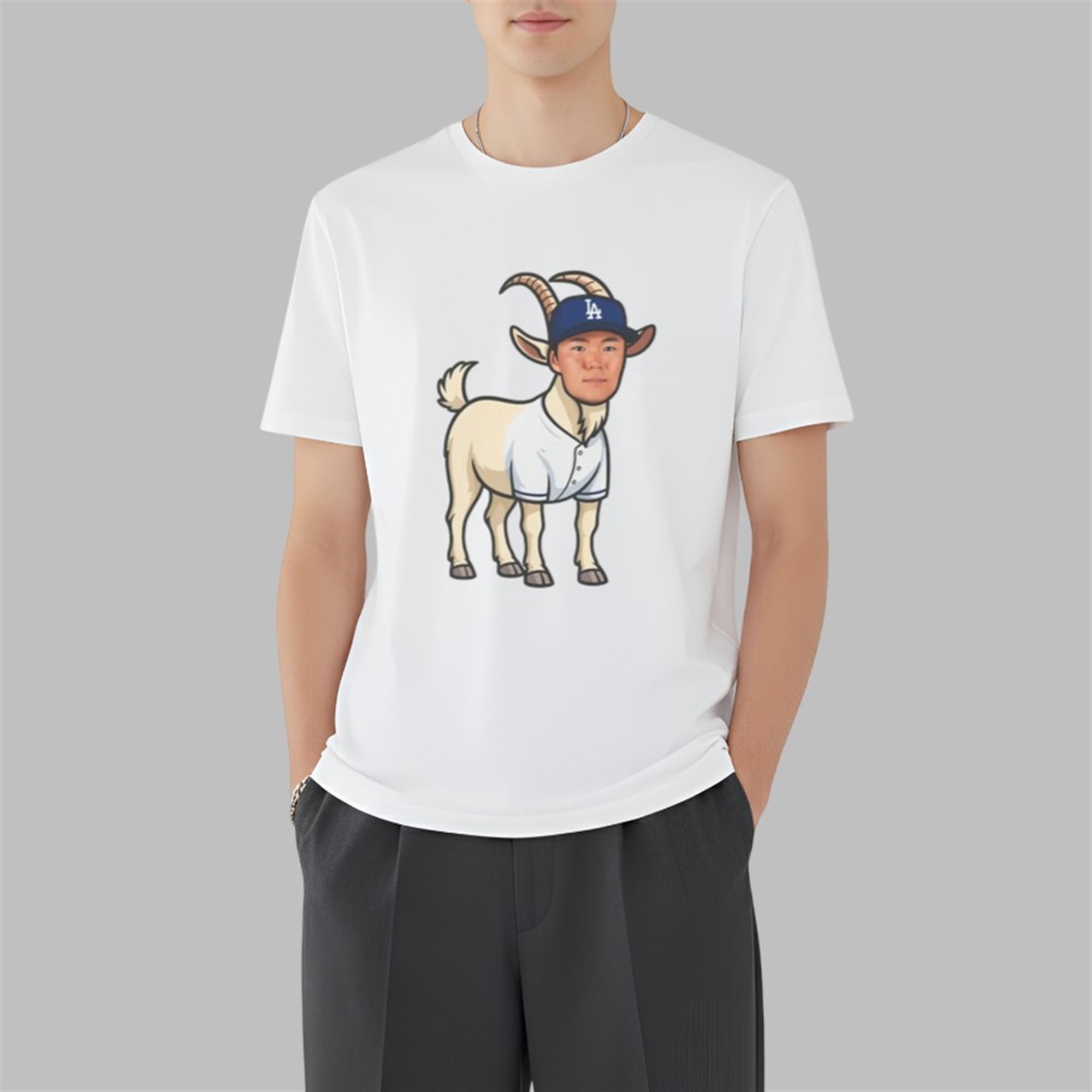 Dodgers Yoshinobu Yamamoto The Goat Shirt 4 Dodgers Yoshinobu Yamamoto The Goat Shirt 3 7
