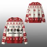 Every Thing Is Fine Ugly Sweater 2025 Christmas