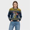 Fighting Irish Football HO HO HO Ugly Christmas Sweater 1 2