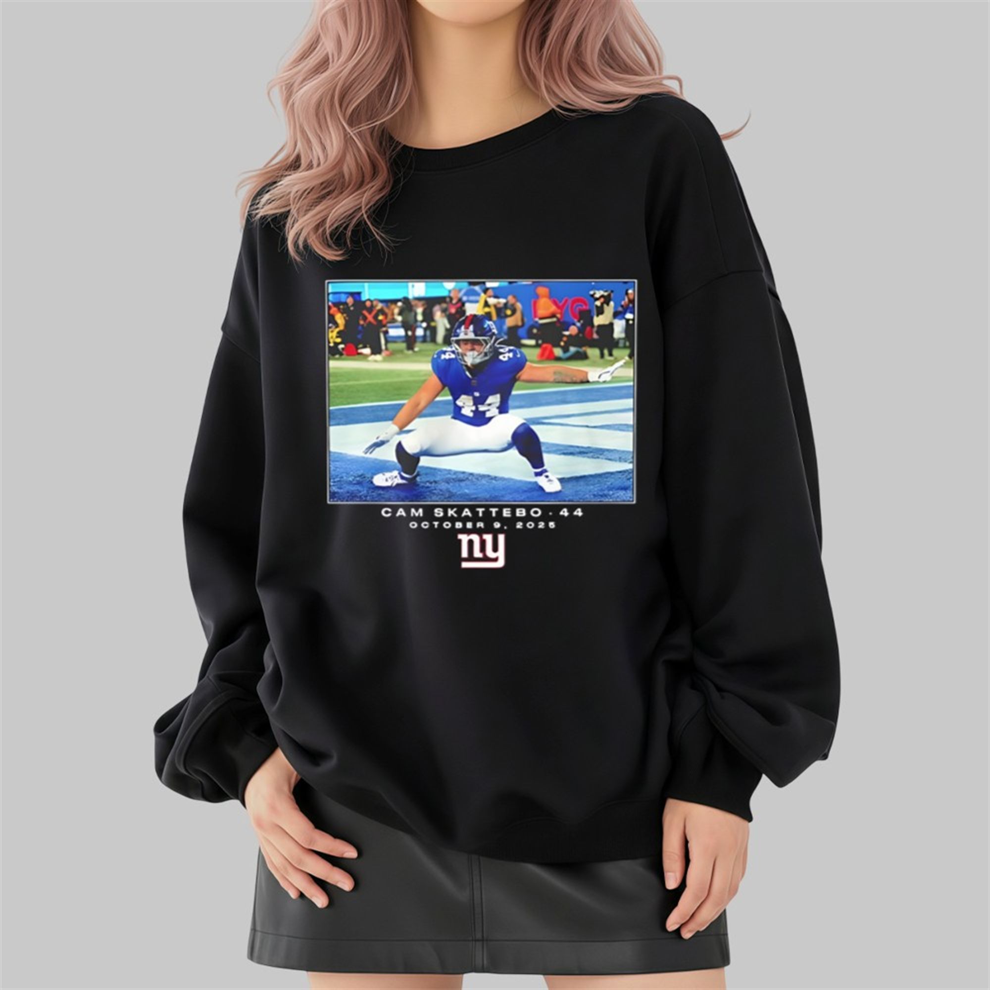 Giants John Michael Schmitz Cam Skattebo 44 Shirt 4 Giants John Michael Schmitz Cam Skattebo 44 Shirt 2 4