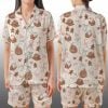 Gingerbread House Christmas Pajama Set for Women 3