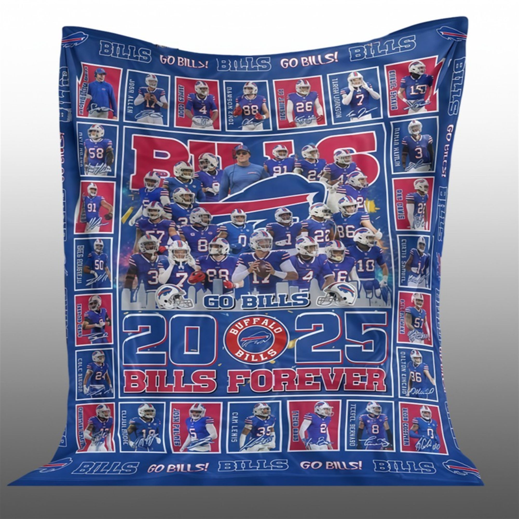 Go Bills 2025 Bills Forever Blanket 1 1 Go Bills 2025 Bills Forever Blanket 1 1