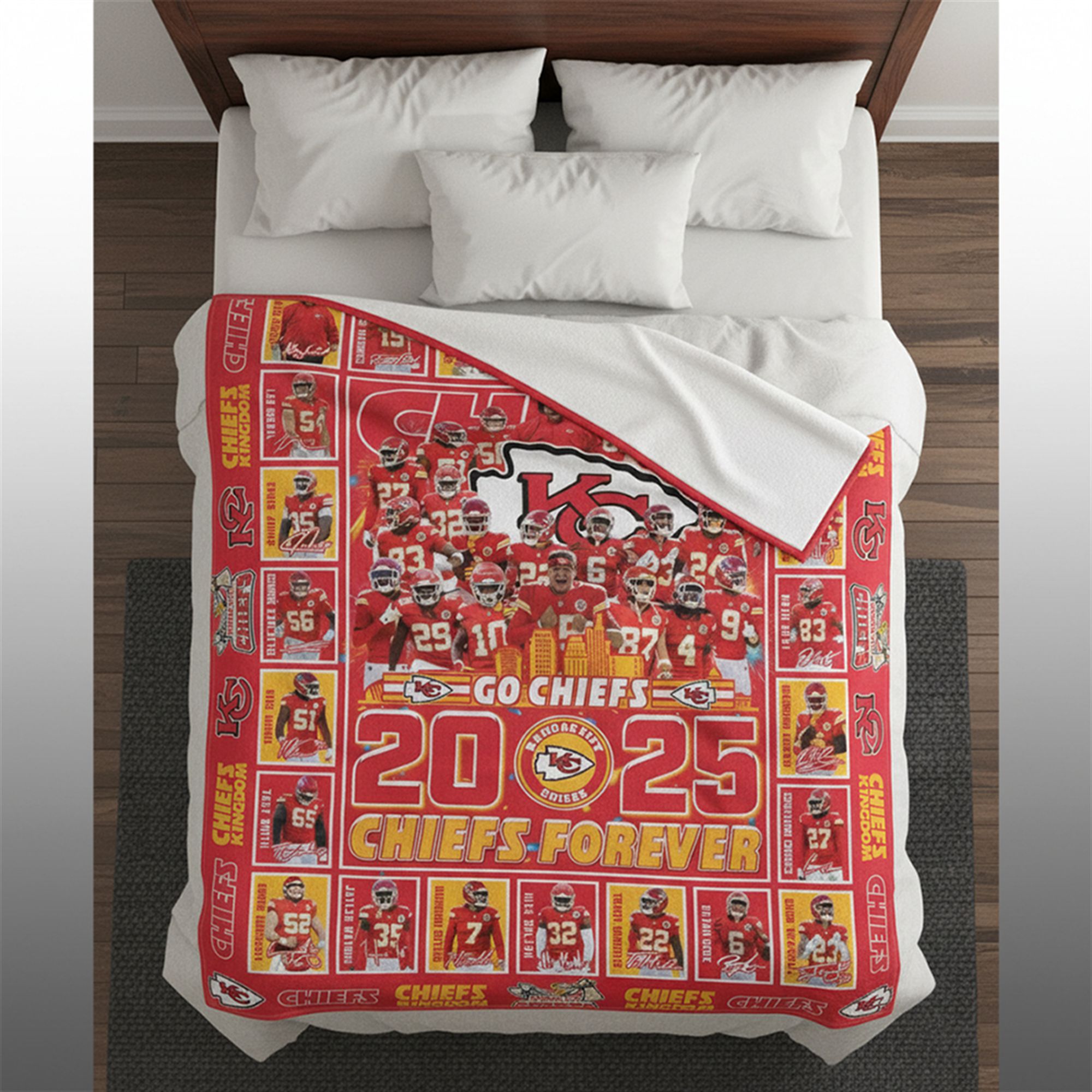 Go Chiefs 2025 Chiefs Forever Blanket 2 Go Chiefs 2025 Chiefs Forever Blanket 2