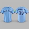 Guerrero Jr Blue Jays 2025 World Series Jersey 1