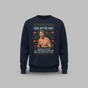 2025 Good Better Best Christmas ugly Sweater 1 1