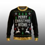 2025 Merry Christmas Bitches Ugly Christmas Sweater