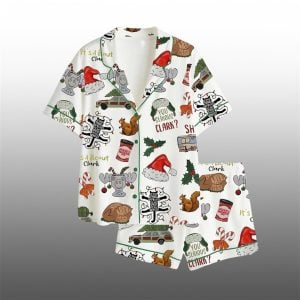 2025 Christmas Griswold You Serious Clark Pajamas Set 1