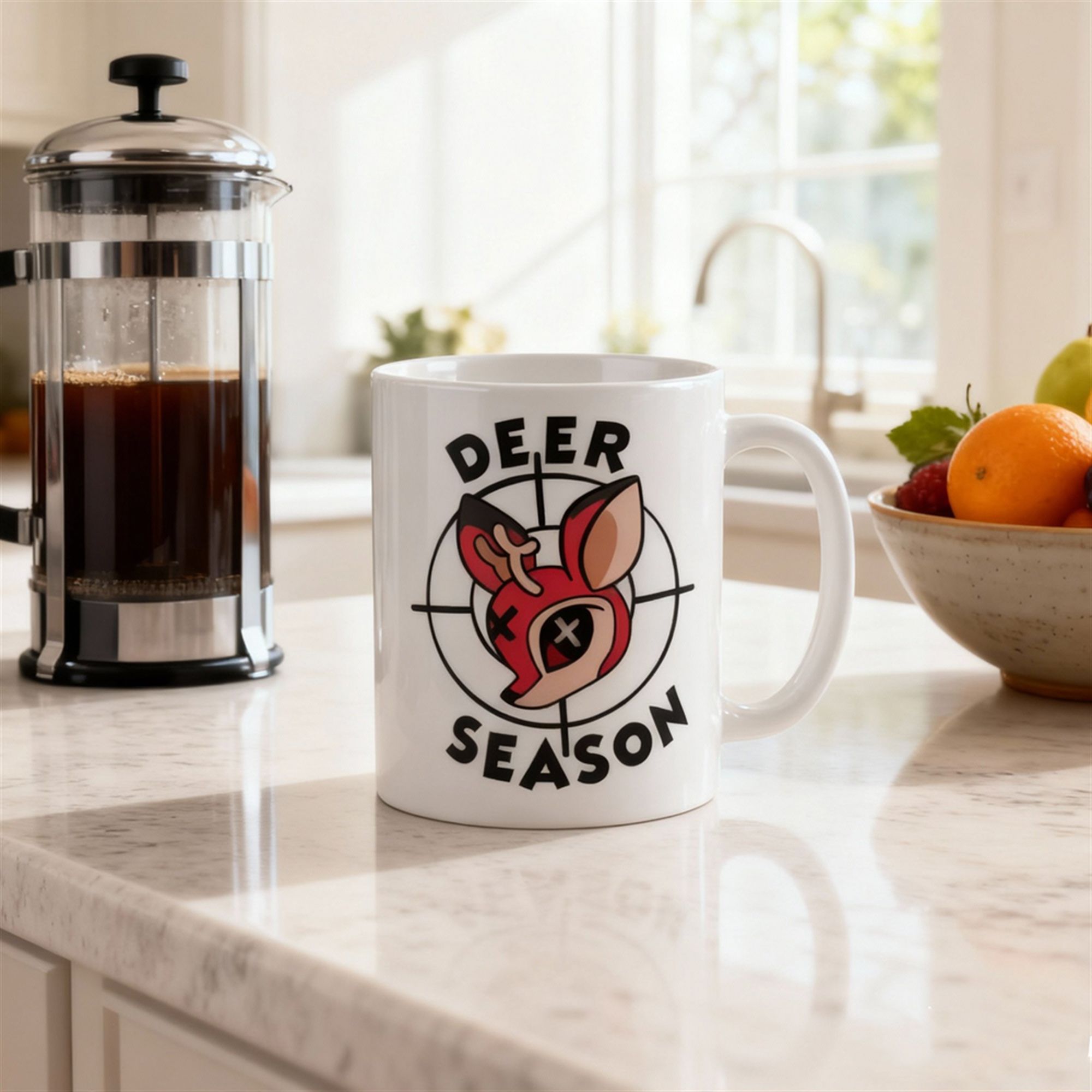 Hazbin Hotel Lucifer Morningstar Deer Season Mug 2 Hazbin Hotel Lucifer Morningstar Deer Season Mug 2