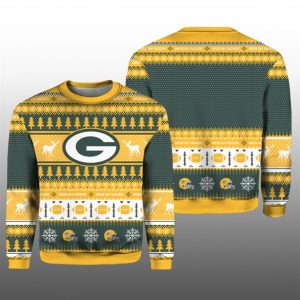 GB Packers Football 2025 Ugly Christmas Sweater 1 1