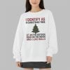I Identify As A Christmas Tree Lit On The Outside Shirt 3 9